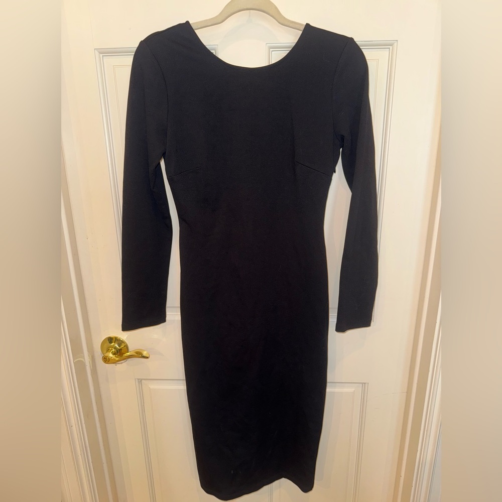 Lulu's Va Va Voom black backless midi dress - Picture 6 of 10